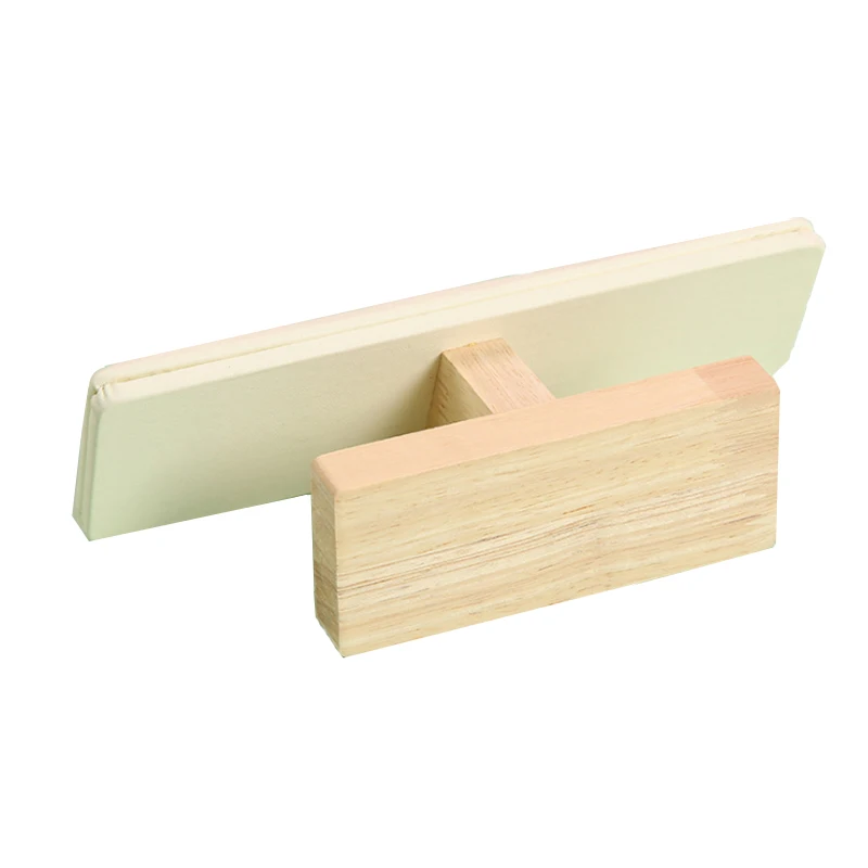 White PU Bamboo Wood Watch Bracelet Chain Stand Display T-bar Bangle Holder Shelf Watch Display Rack Jewelry Storage Organizer