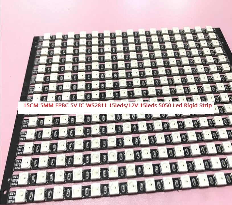 15cm 5mm WS2812B 5050 15灯-5