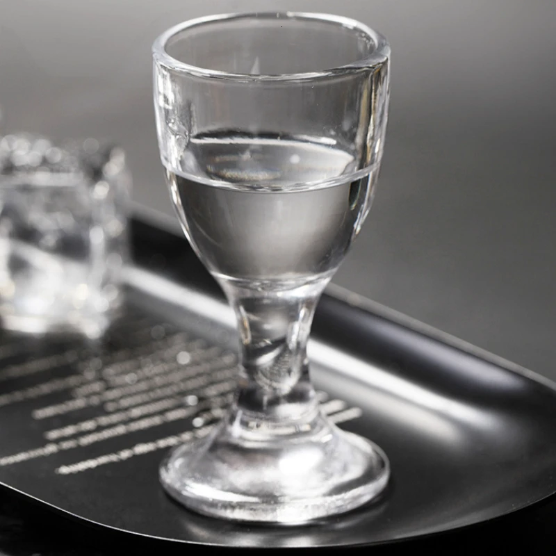 6 шт. стеклянный стакан для ликера прозрачная маленькая емкость без свинца стекло