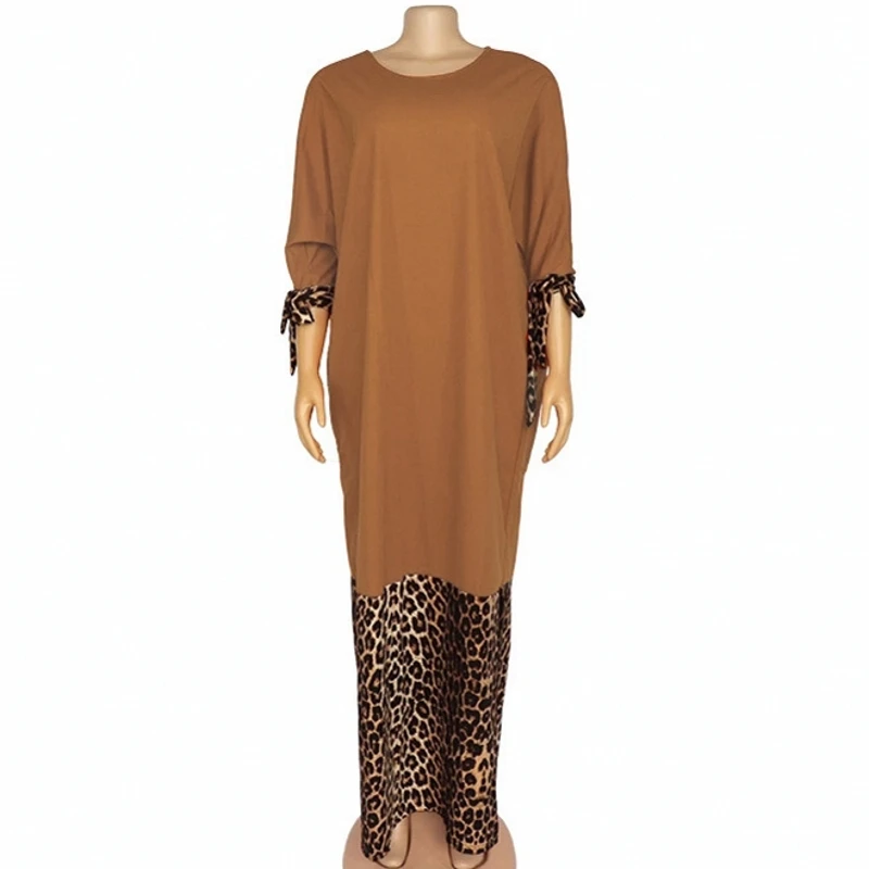 leopard batwing dress