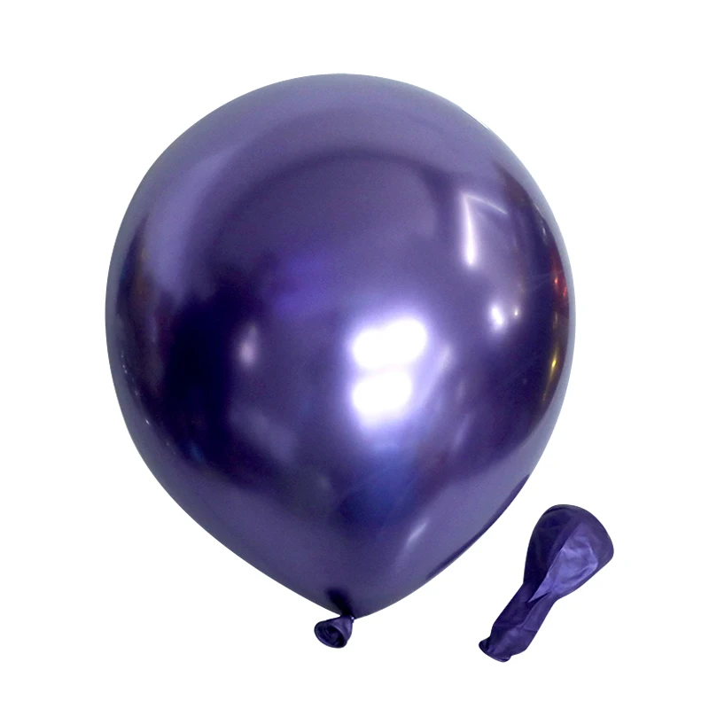 metal purple 10/20/30 шт золотистый и черный латексные шарики Свадебные украшения металлический баллон из гелий День рождения украшения для взрослых детские игрушки - Цвет: metal purple