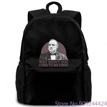 

THE GODFATHER UNOFFICIAL DON VITO CORLEONE MAFIA adultS & KIDS S women men backpack laptop travel school adult