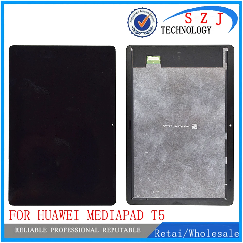 para Huawei Mediapad t5 10 Ags2-l09 Ags2-w09 Ags2-l03 Ags2-w19 Display Lcd com Tela de Toque do Painel Digitador Assembléia 10.1