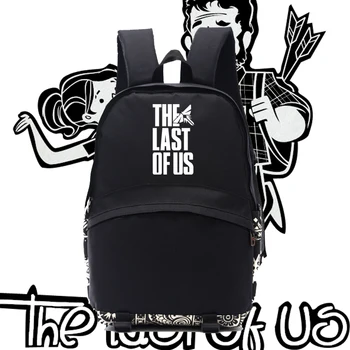 

Cartoon game fans backpack black nylon school bag the last of us game backpacks game fans gift school bag game gift bags