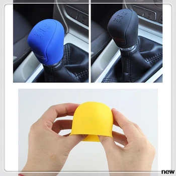 

car auto suv rubber Gear Shift Knob shifter Cover for Renault Eolab Twizy Twin-Z Twin-Run Symbol Initiale Fluence Alpine Wind