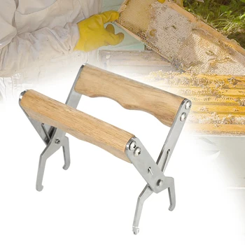 

Wooden Bee Hive Frame Holder Grip Tool Beekeeper Equipment Gripper Capture Tool Lift Beekeeping Tools Bee Hive Frame Holder 1Pc