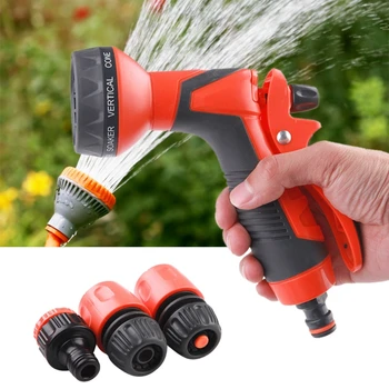 

4 Pcs Garden Water Spray Lawn Watering Sprinkler Car Wash Ajustable Hose Nozzles High Pressure Power Washer Multipurpose Gadget