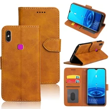 MKS Luxury Flip Case Kulit untuk Leagoo M13 Kembali Penutup Ponsel Case dengan ID Card Slot(China)