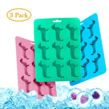 Форма для собаки, форма для льда, 3D форма, поднос для мороженого, вечерние, для виски, вина, коктейлей, холодных напитков, бар, без бисфенола, силиконовые аксессуары, инструменты