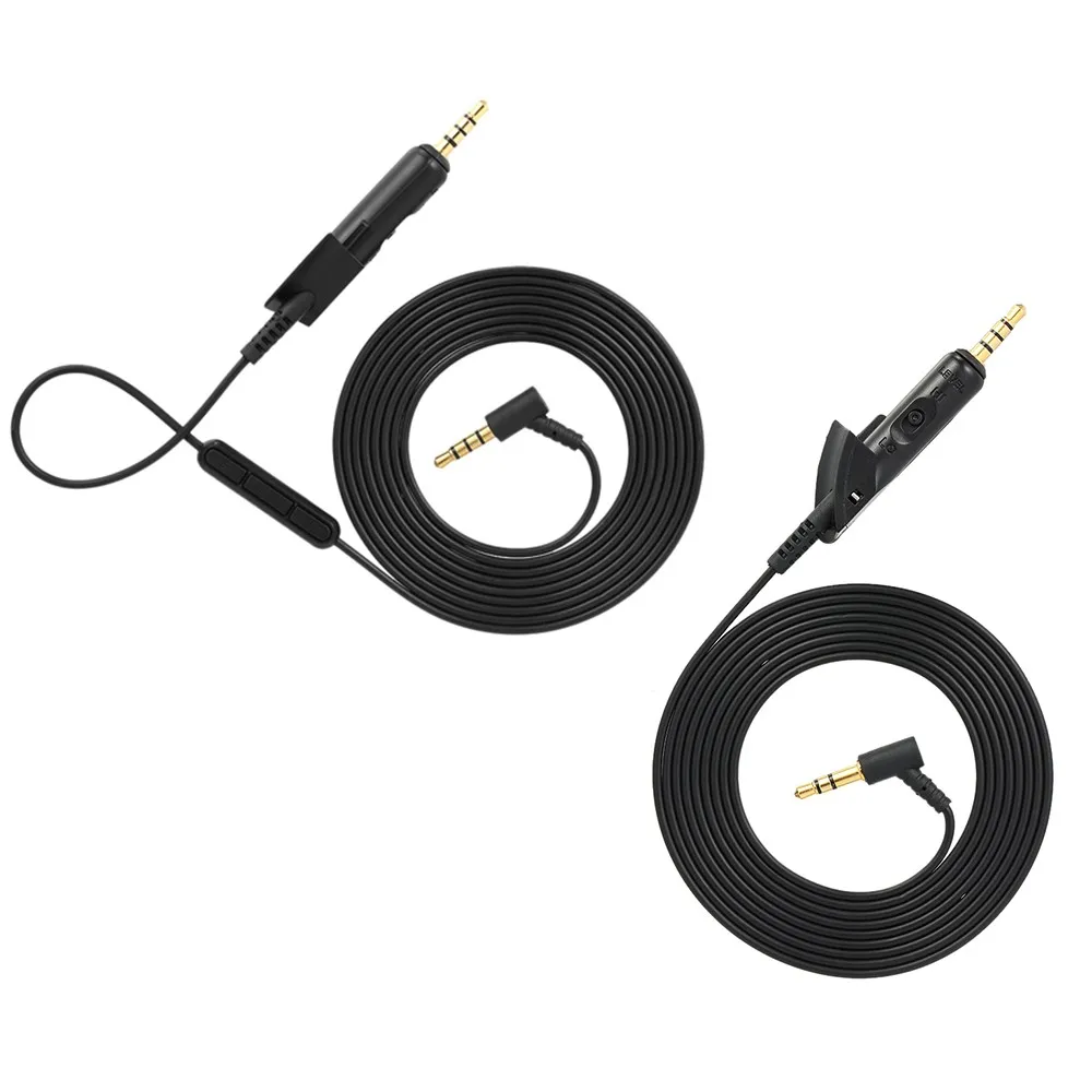 3,5 мм до 3,5 мм аудио кабель для BOSE QC15 с микрофоном Регулятор громкости линии управления Наушники Шнур - Цвет: Красный