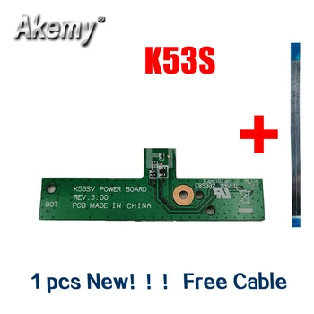 

Free Cable NEW Original For Asus K53Sv A53S X53S K53S K53E K53SD K53SJ Power Button Board Switch board With cable