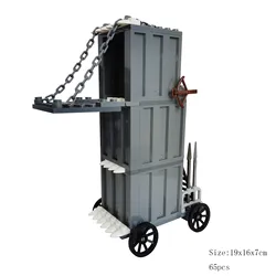 Deluxe Fortress Construction Set - Ultimate Fortified Castle Building Bricks for Boys (Siege Tower)