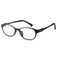 Cyxus синий светильник, блокирующие Детские компьютерные очки, Прямоугольная оправа, Детский Светильник для мальчиков и девочек, желтые линзы, очки 6106