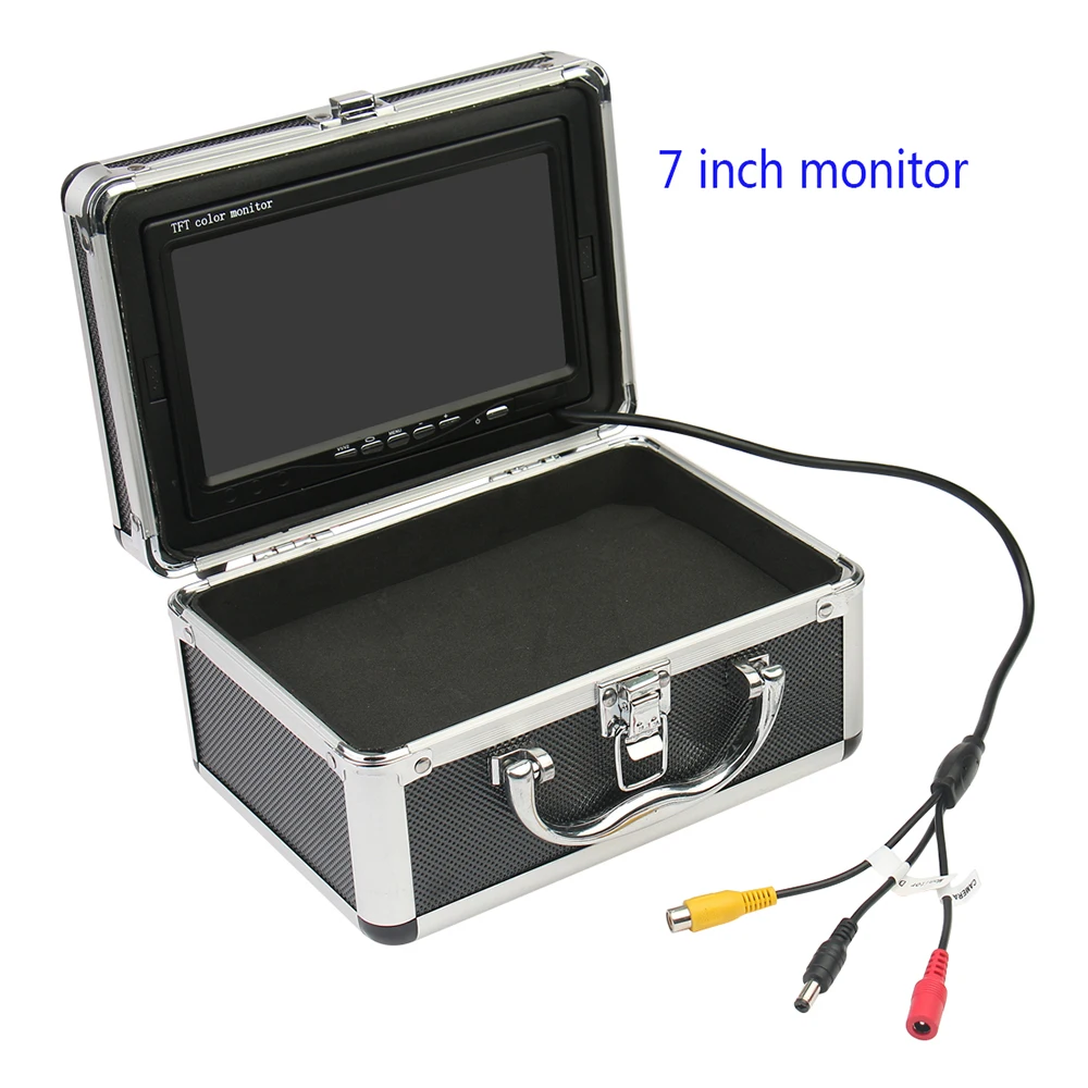 15m Underwater Fishing Camera 7 Inch 1000TVL Waterproof Video Underwater Camera 12 PCS Infrared Lamp Video Monitor 15m Underwater Fishing Camera 7 Inch 1000TVL Waterproof Video Underwater Camera 12 PCS Infrared Lamp Video Monitor