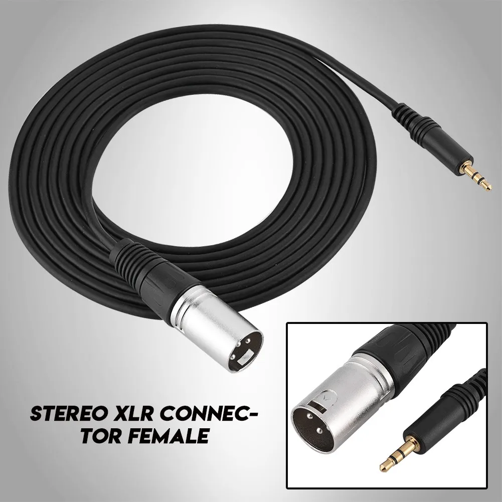 XLR соединительный кабель стерео джек микрофон аудиокабель кабель со стерео разъемом XLR аксессуар для микрофона для телефонов компьютеры