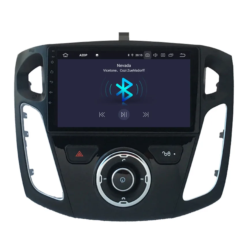 Sale KANOR 1024*600 Android 9.0 2+16g Car Autoradio Stereo Multimedia For Focus 3 GPS Navi Bluetooth WIFI IPS DSP Radio 5