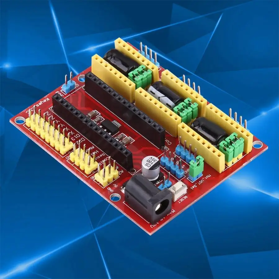 Гравировальный станок комплект CNC Shield V3.0 плата расширения+ A4988 Драйвер шагового двигателя+ плата Nano 3,0 с usb-кабелем