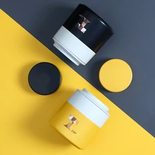 

Star Packaging Round Storage Tea Metal Tin Container
