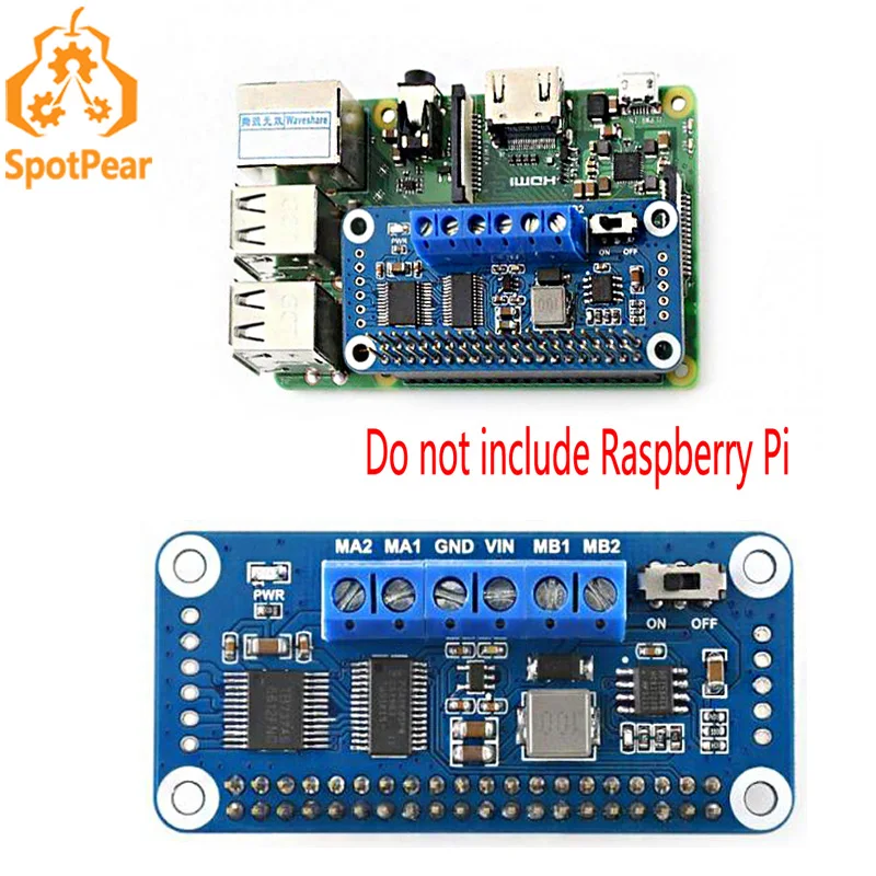 Raspberry pi Motor sombrero de chofer... I2C interfaz