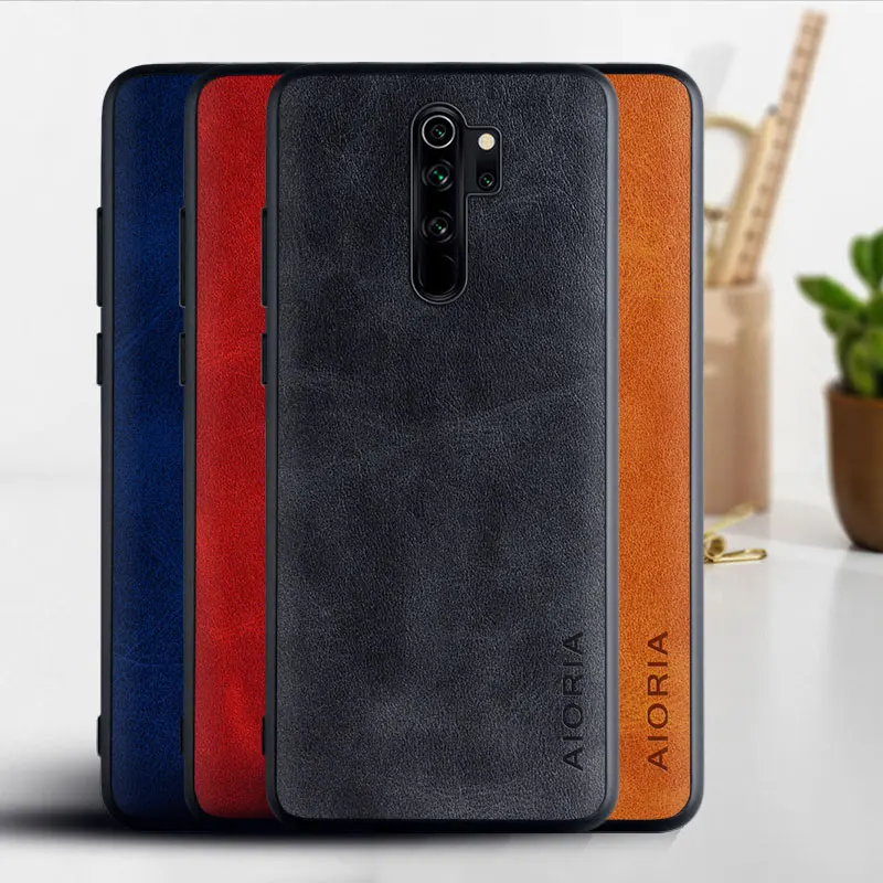 Чехол для Xiaomi Redmi Note 8T 8 Pro 9S 9 7 роскошный винтажный кожаный чехол оболочка