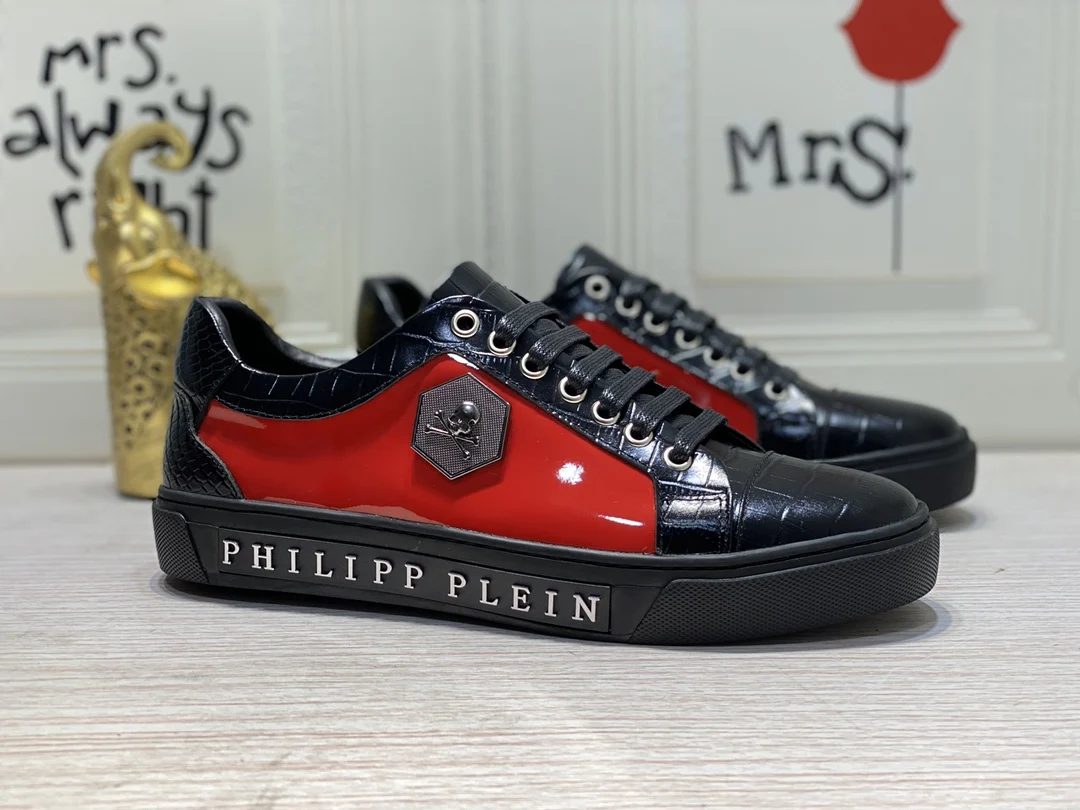 Top Kwaliteit Philipp Plein Mannen Lederen Casual Schoenen Voor Mode  Loopschoenen Casual Schoenen Outdoor Sport Schoenen Sneakers|Casual schoenen  voor Mannen| - AliExpress