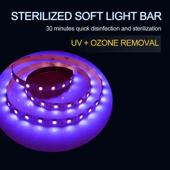 

3W UVCGermicidal Sterilizer UV LED Lamp 5V Ultraviolet Quartz Linear Light Ozone Generator Disinfection Deodor Light Bar For Car