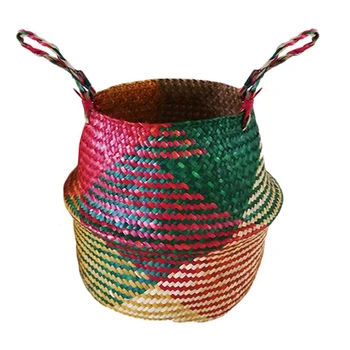 

Seagrass Basket, Belly Basket for Fiddle Leaf Home Decoration Plant Pot Cover
