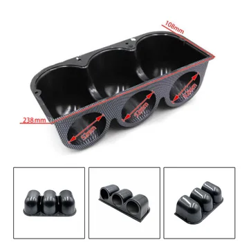 

1 pc Gauge Stand Three holes Dash board Instrument bracket ABS Plastic