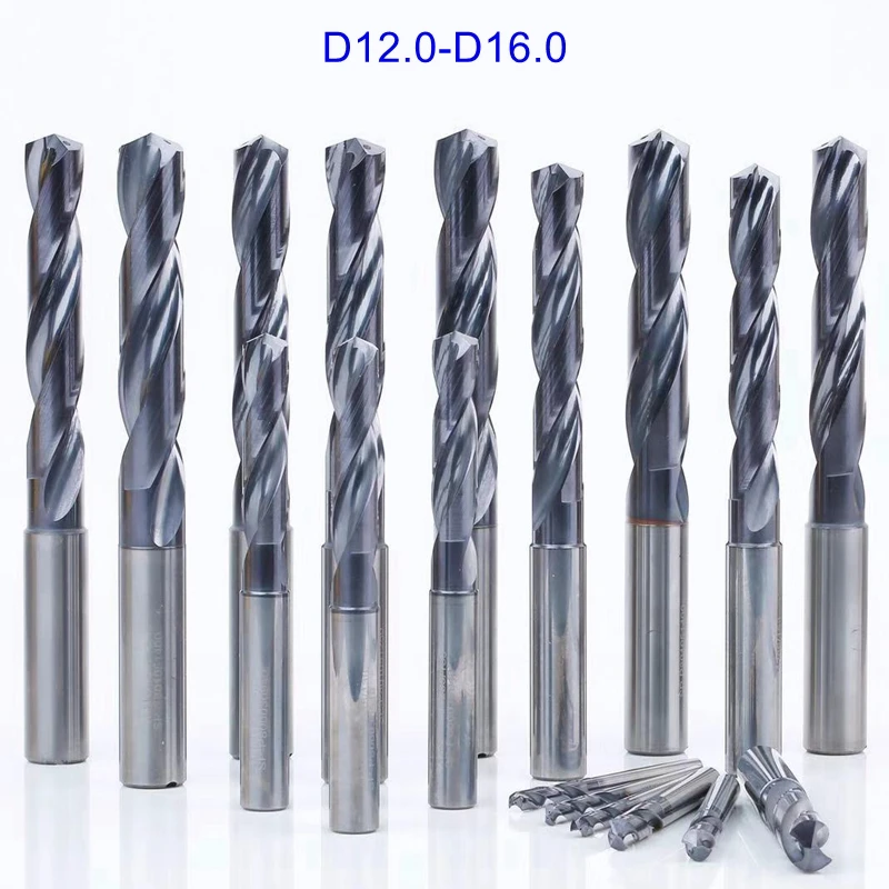 New AHNO Carbide Twisted Drill Bit to Work Metal Stainless Steel on CNC Machine Balzers Coating Factory Outlets King in CN | Инструменты