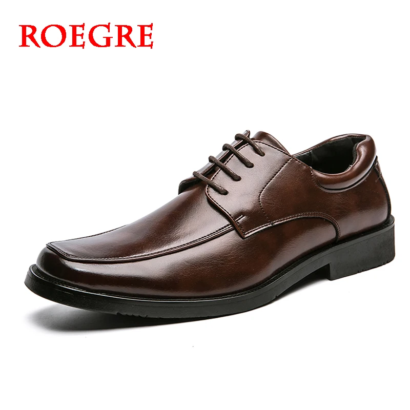 

Classic Mens Leather Shoes Oxfords Flats Men Spring Lace-up Casual Shoe Man Wedding Party Business Shoes British Men's Footwear