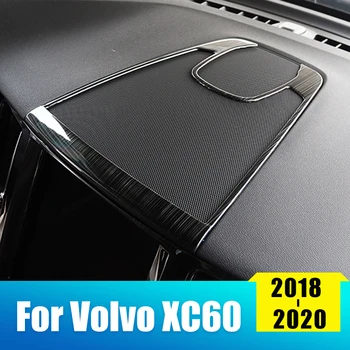 

Stainless Steel Car Dashboard Audio Speaker Stereo Decorative Trim Cover Sticker For Volvo XC60 2018 2019 2020 Auto Accessories