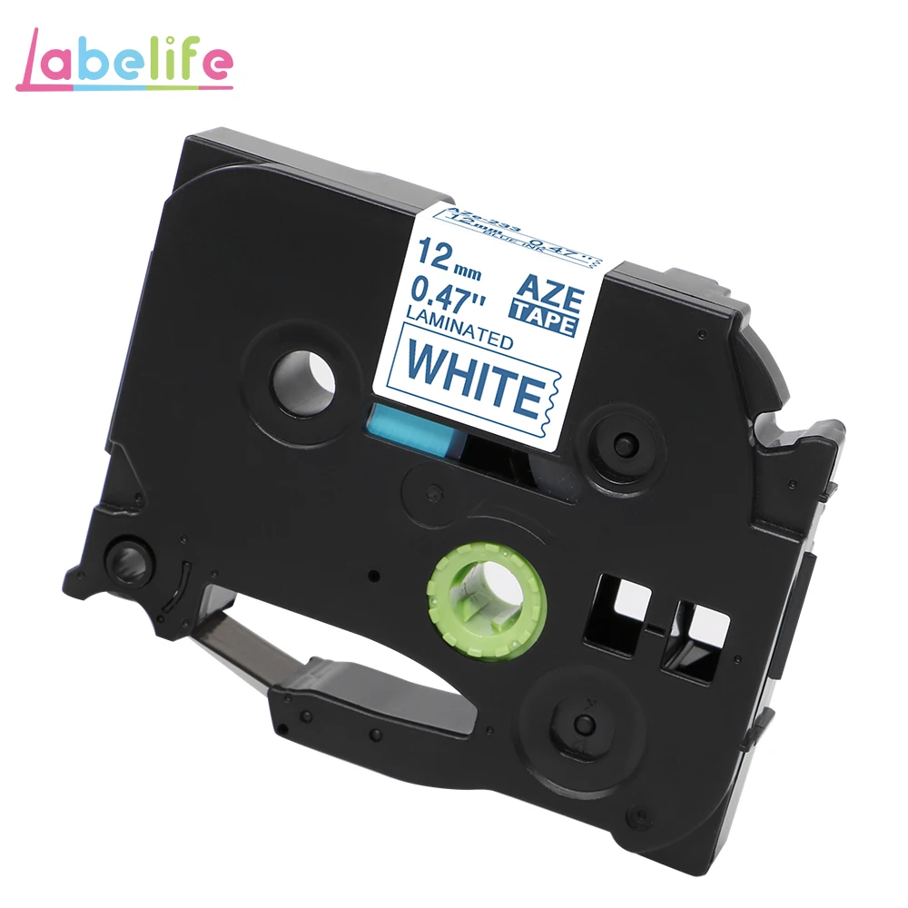 AZe-233 Labelife tze231 лента 1 шт. совместимый Brother PTouch для PT-D210 принтер этикеток 12 мм TZe 231 431 TZe TZ231 TZe-231 производитель этикеток - Цвет: AZe-233