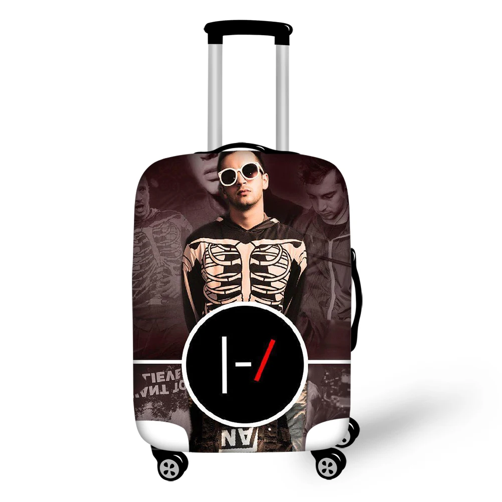 THIKIN Twenty One Pilots Стильный чехол с принтом для путешествий и багажа с биркой легкий удобный для туризма модный защитный чехол с рисунком - Color: Only Cover