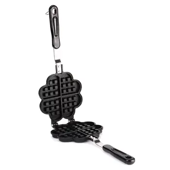 

DIY Heart-shaped Egg Waffle Cake Mold Cake Pan Nonstick Double Side Biscuits Muffin Mould Pot Bakeware Baking Tools