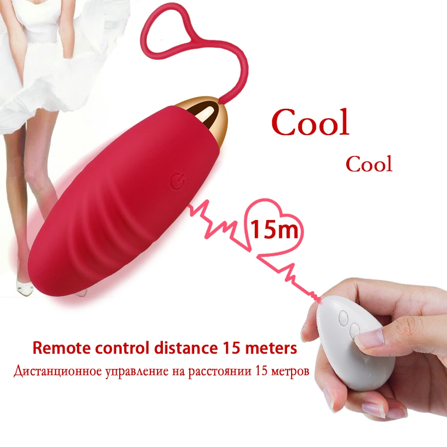 10 speed Silicone Bullet Egg Vibrators for Women Wireless Remote Control Vibrating USB Rechargeable Massage Ball Adult Sex Toys