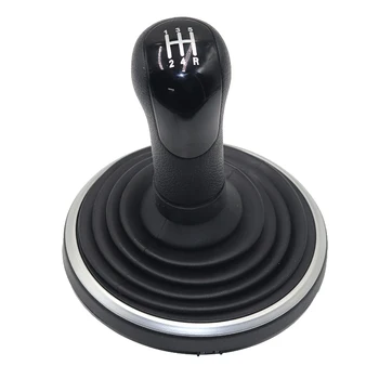 

GAITOR SHIFT BOOT GAITER FRAME MATTE CHROME For Ford FIESTA MK6 2002-2008 gear shift cover GEAR SHIFTS KNOB