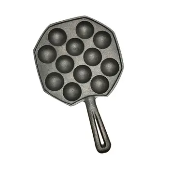 

12 Holes Easy To Clean DIY Takoyaki Pan Octopus Balls Baking Maker Grill Mold Burning Plate Kitchen Cooking Tools