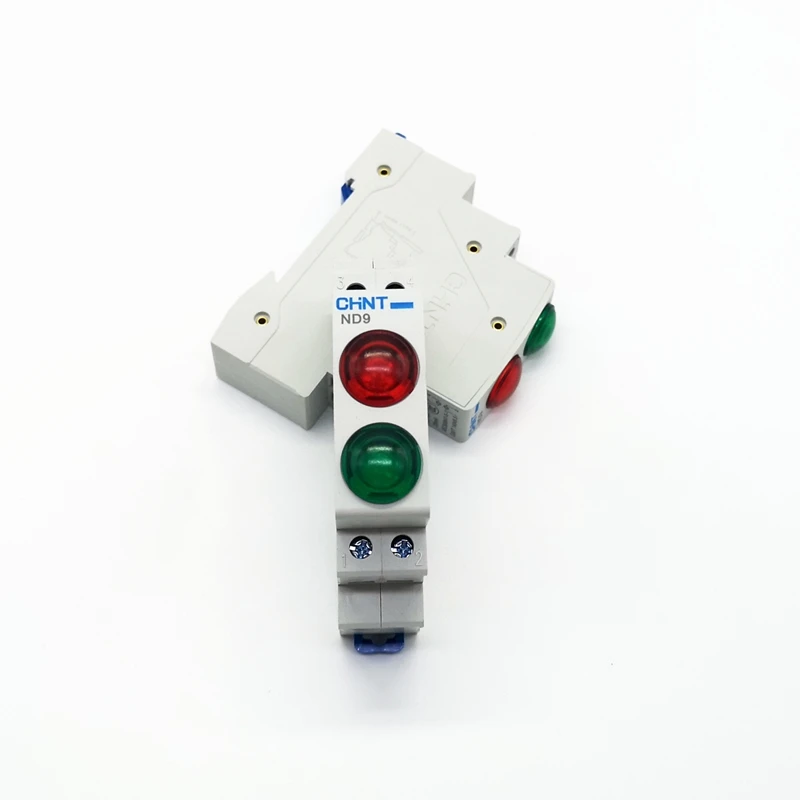 CHINT Indicator Light ND9 series AC/DC 12V 24V 110V 230V Din Rail Mount