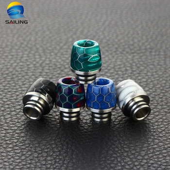 

2019 Newest SS+Epoxy Resin Snake Pattern 510 Drip Tips