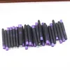 10pcs Disposable Dia 2.6mm Fountain Pen Ink Cartridge Refills /Bag Set Blue/Black/Purple School Office Stationery Supplies 5