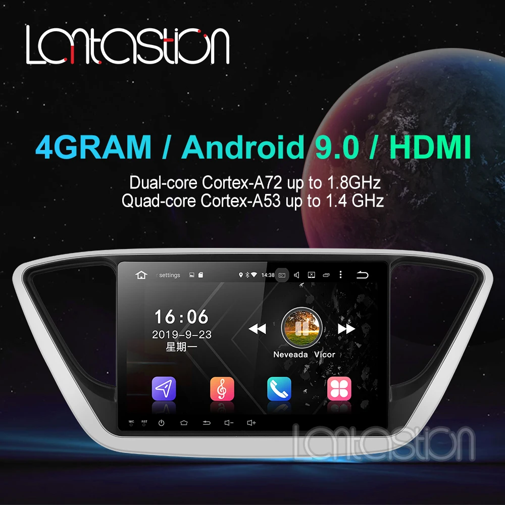 4G RAM DSP car dvd gps navigation For solaris hyundai no 2 din 2012 2013 2017 2018 verna radio video player | Автомобили и