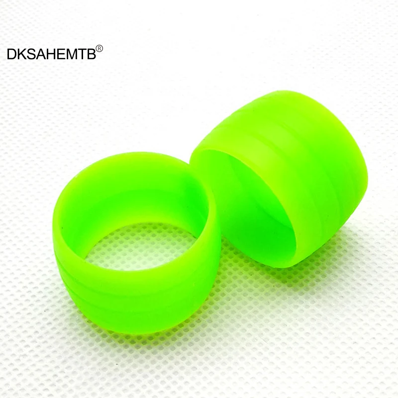 Bicycle handlebar strap bike silicone strap bicycle fixing strap bicycle strap bicycle fixing band 1 Pair Bike Silicone Elastic Strap Fixing Ring Anti-Skip Plugs Waterproof Wear Resistant Strap Loops for Road Bike Bar Tape MJ