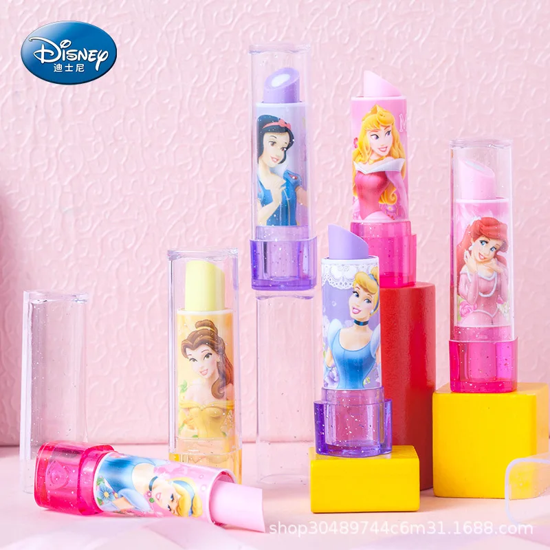

Disney Lipstick Eraser Cute Girl Kindergarten Reward Small Gift Prize Stationery Elementary School Pupil Eraser