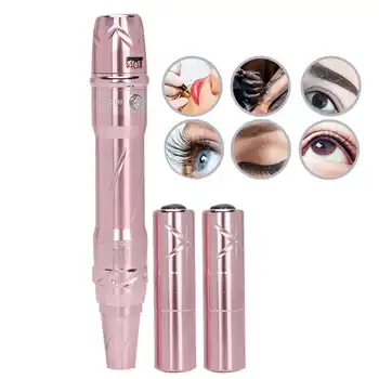 

Microblading Pen Semi-Permanent Eyebrow Lip Eyeliner Rotary Tattoo Machine Pen Body Art Makeup Tattoo Pen Gun US Plug 100-240V