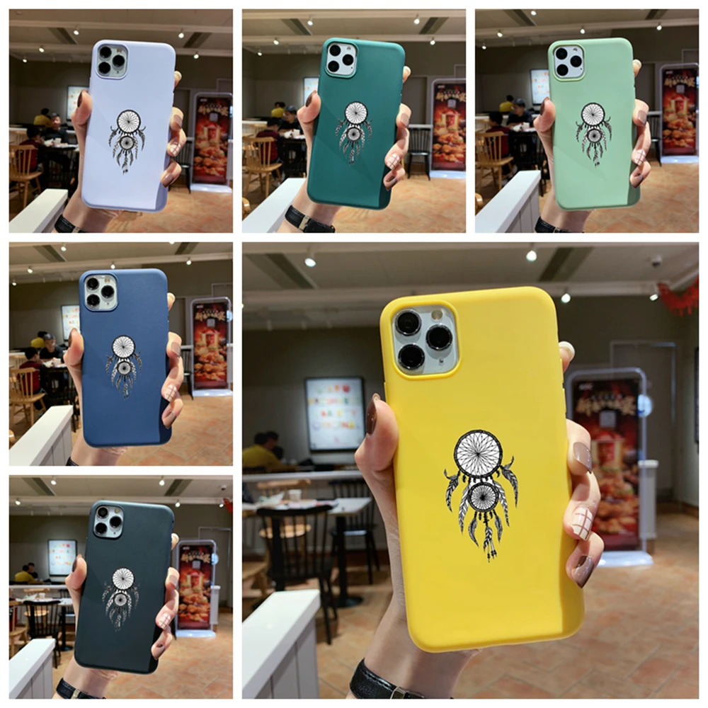 Case For iPhone se 2020 6 6s 7 8 Plus x xs xr max 11pro Silicone Soft TPU Various colors pendant series Covers c24 |