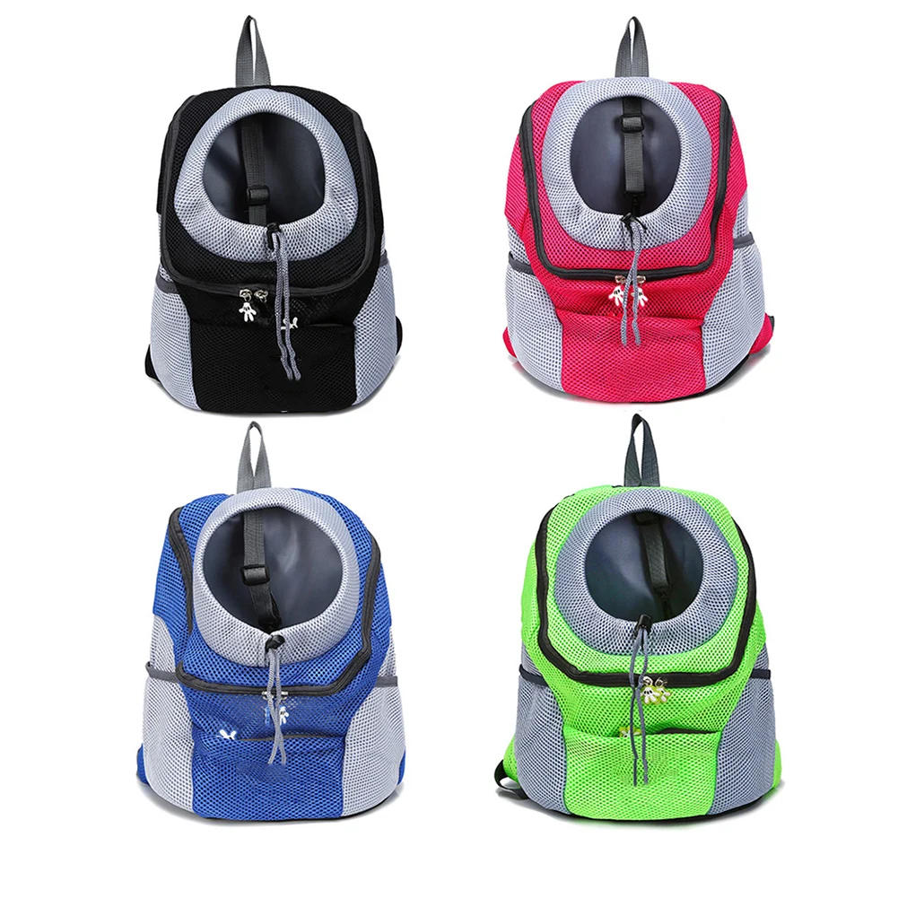 Mochila transportadora para mascotas, bolsa transparente para perros, mochila de viaje de malla para gatos, bolsas de transporte transpirables para exteriores, suministros para mascotas