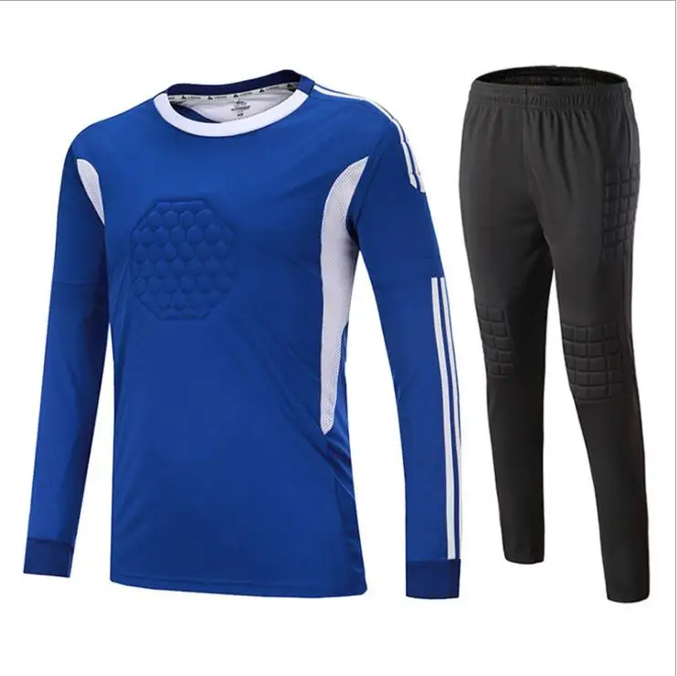 

Custom Kids Adult Goalkeeper Uniforms Suit,men Football Jerseys Pants kid Soccer Clothes Training Uniform shirts 5201