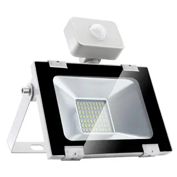 

30W 5th Generation Flood Light IP65 Waterproof Ultra-thin Cold White With Induction 220V For Outdoor Lighting Garages Courtyards