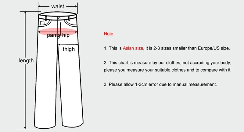 pants size