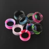 2pcs Silicone Flexible Ear Flesh Tunnel Plug Piercing Mixed Color Earlet Gauges Expansion Piercing Fashion Jewelry 6MM-25MM ► Photo 2/6